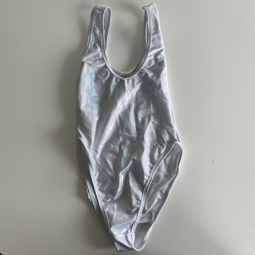 Holographic Rave bodysuit